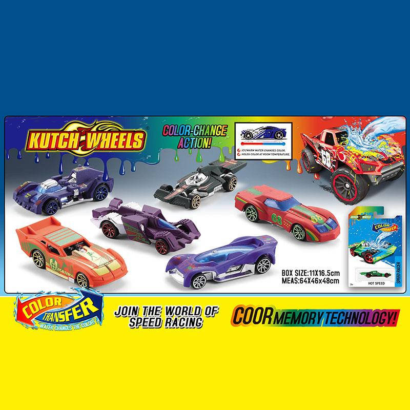 

Машина метал Hot Wheels змінює колір 6 видів KBS868