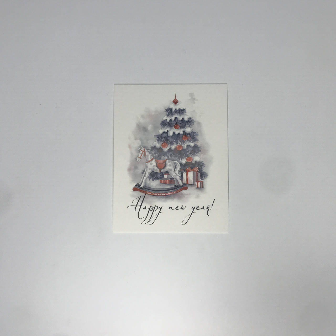 

Открытка "Happy New year!", 105*80 мм (5 шт.)