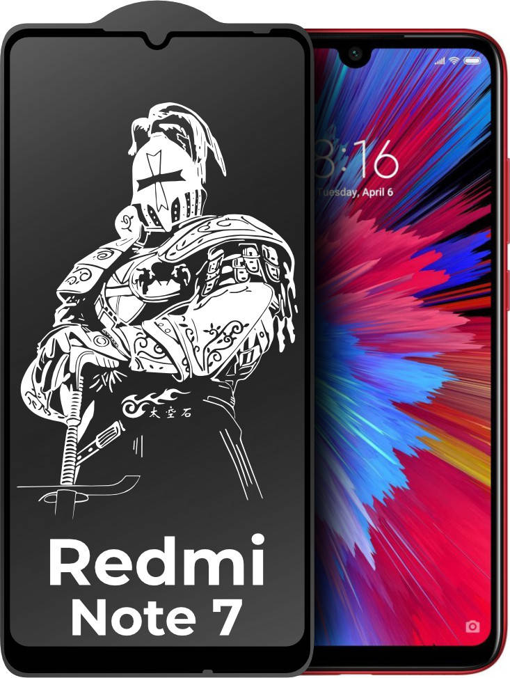 

Защитное стекло King Fire Xiaomi Redmi Note 7 (Full Glue) Black, Черный