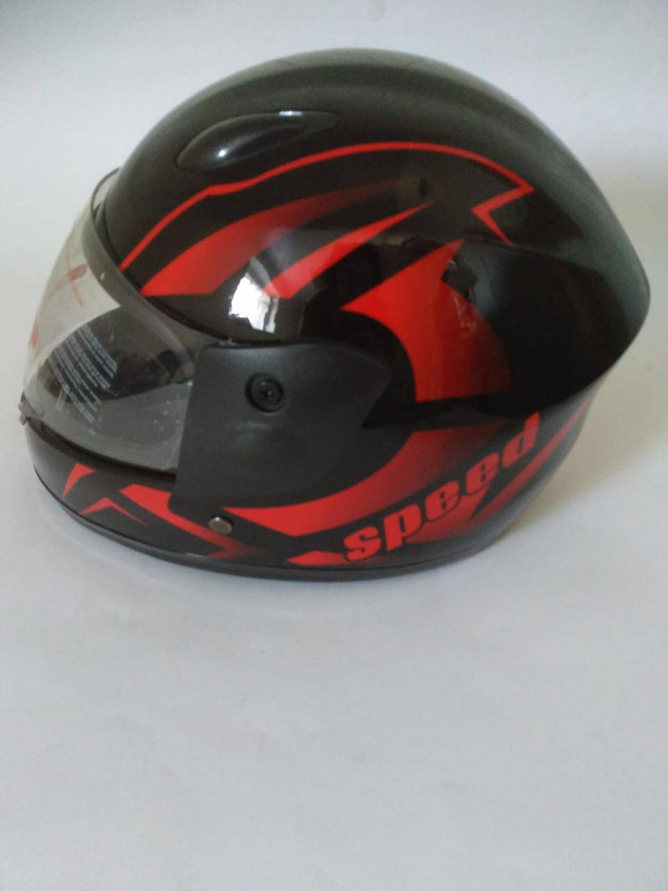 

Мотошлем детский красный Helmet для детей до 8-ми лет (р.53-54)