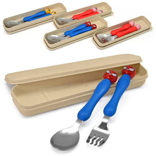 

Детское фраже в футляре (вилка, ложка) 2пр/наб 20*5*2.5см