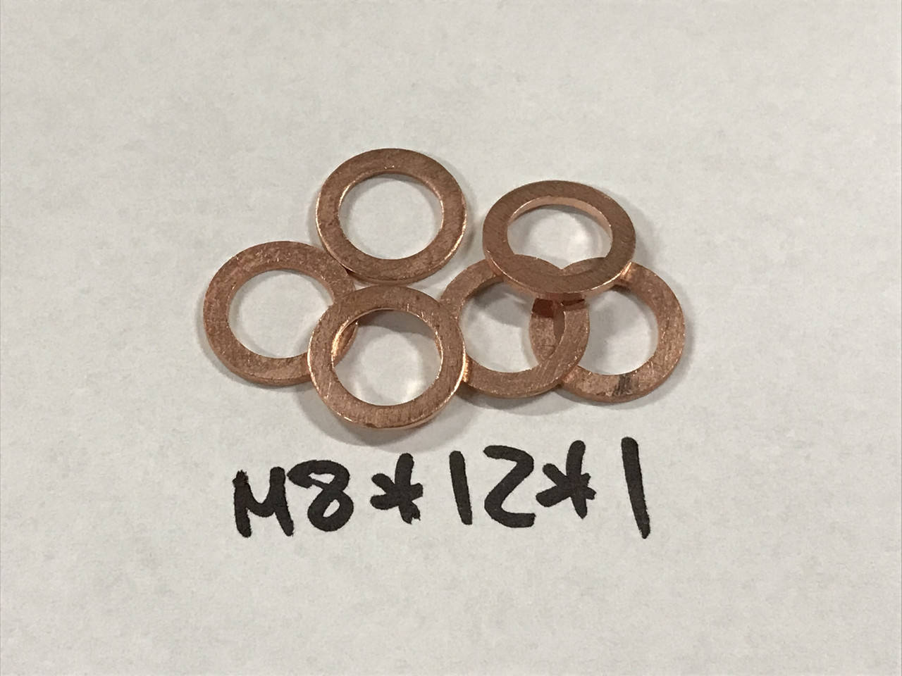 

Шайба медная М8*12*1
