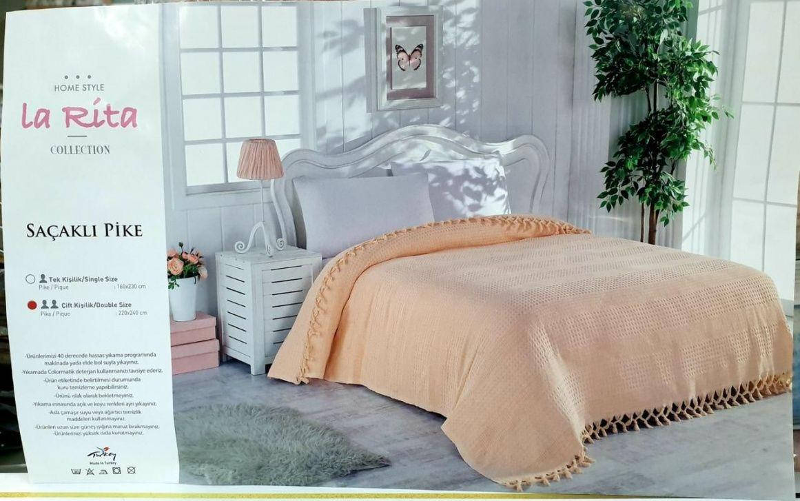 

Простынь-покрывало вафельное Zeron 220х240 400г/м2 персиковый (17596)