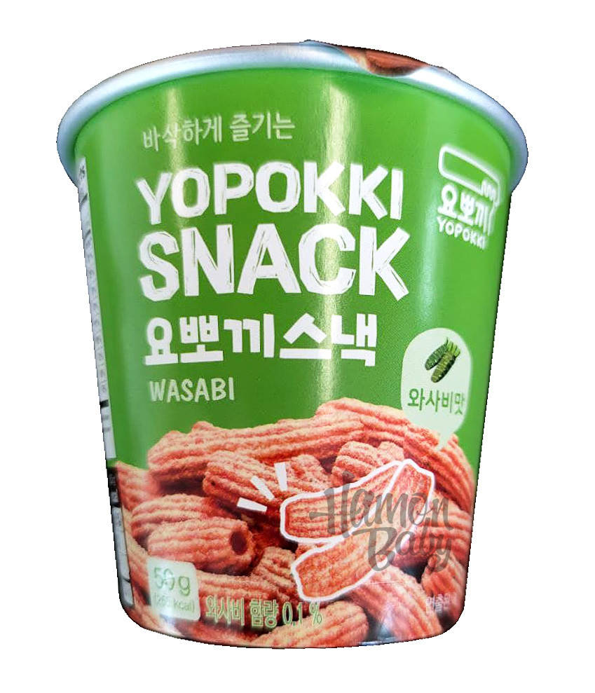 

Снек Йопокки (Yopokki) васаби, 50 г, ТМ Young Poong, Южная Корея