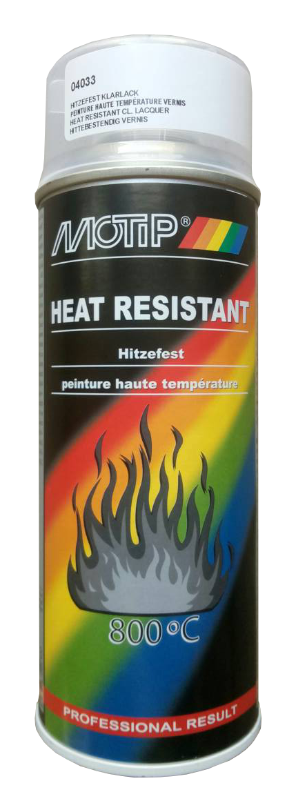 

Лак высокотемпературный бесцветный MOTIP 04033