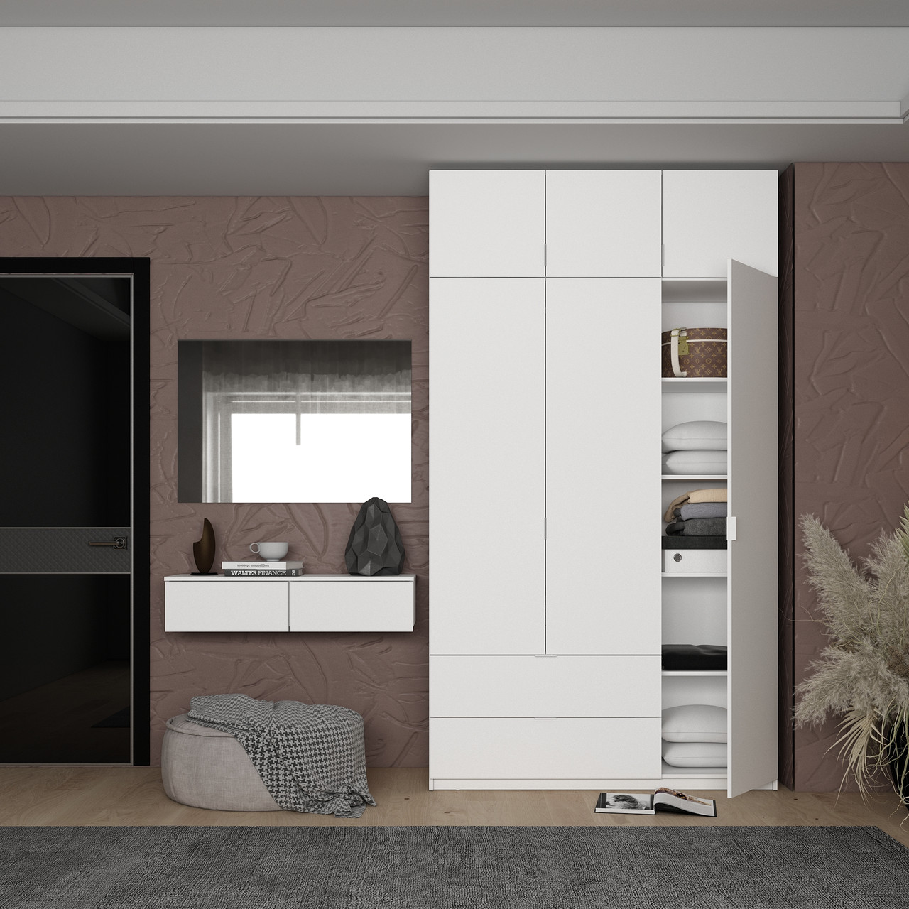 Комплект меблів Doros Левія + дзеркало Білий 100х32х100 (42005235) 6