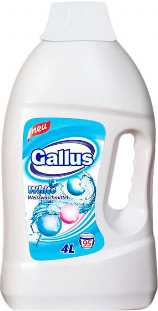 

Гель для стирки Gallus White 4 л