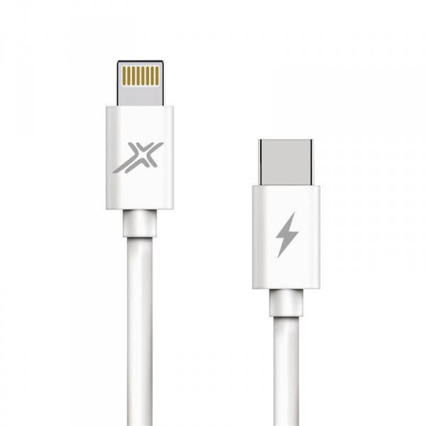 

Кабель Grand-X USB-C-Lightning, Power Delivery, 20W, 1м, White (CL-07), Белый