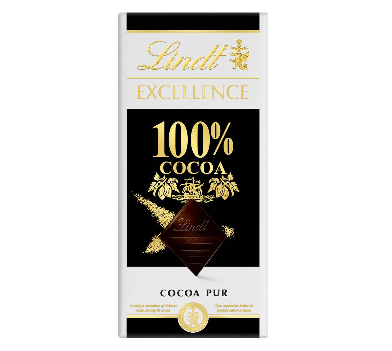 

Шоколад Черный Линдт Экселенс 100 % Cacao Pur Lindt Excellence 50 г Швейцария