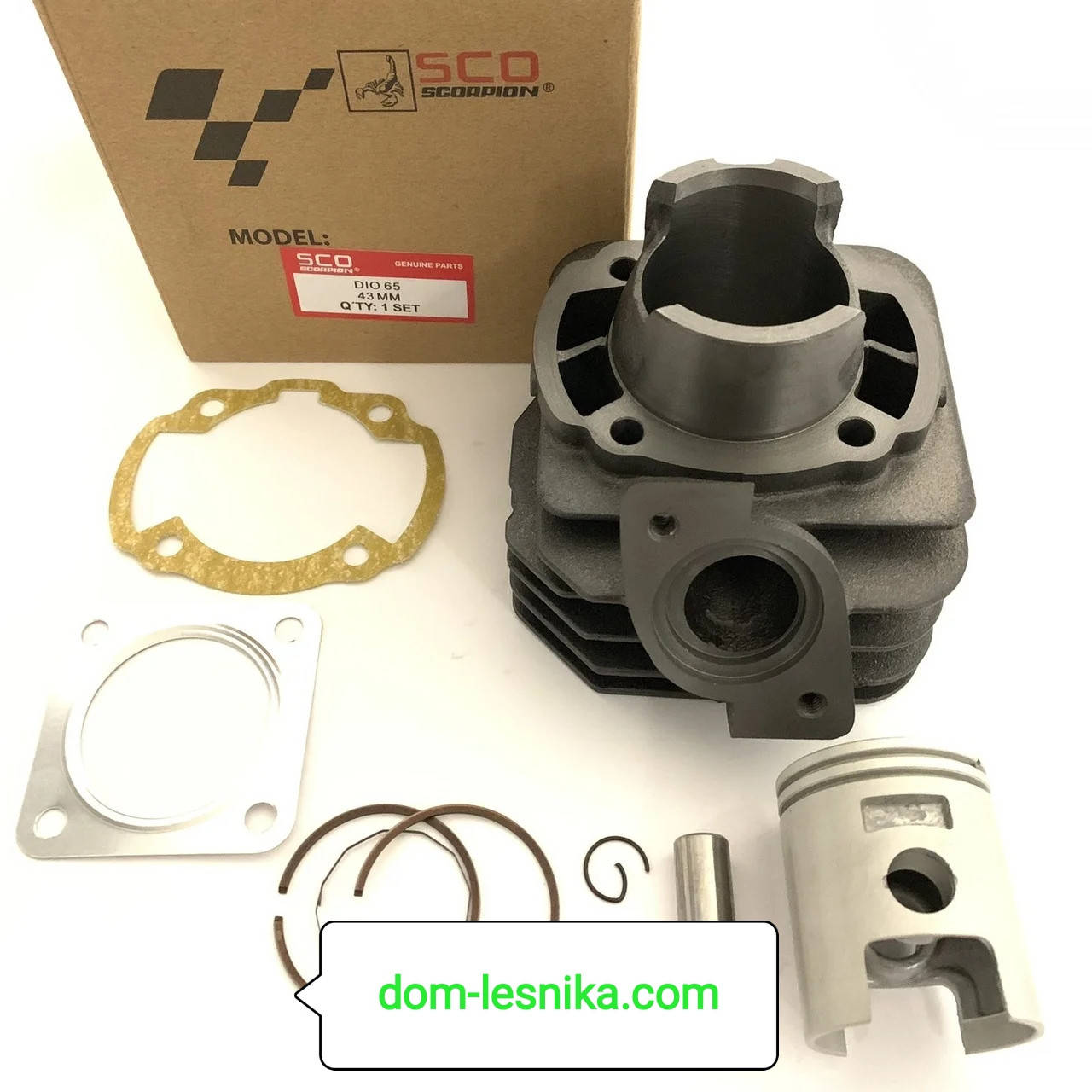 

Поршневая группа Honda Dio AF18/27/28/Tact 24/Lead 20, 65 куб. 44