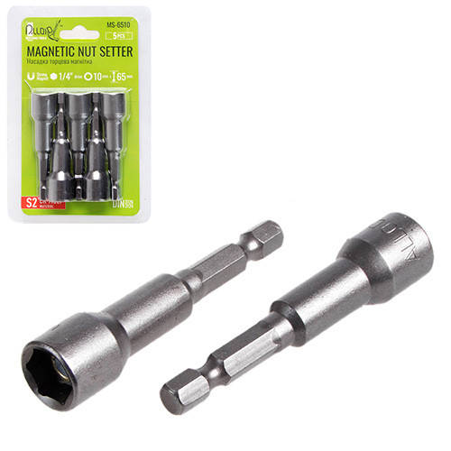 

Alloid. Насадка торцевая магнитная 10х65мм (комплект 5шт) (MS-6510)