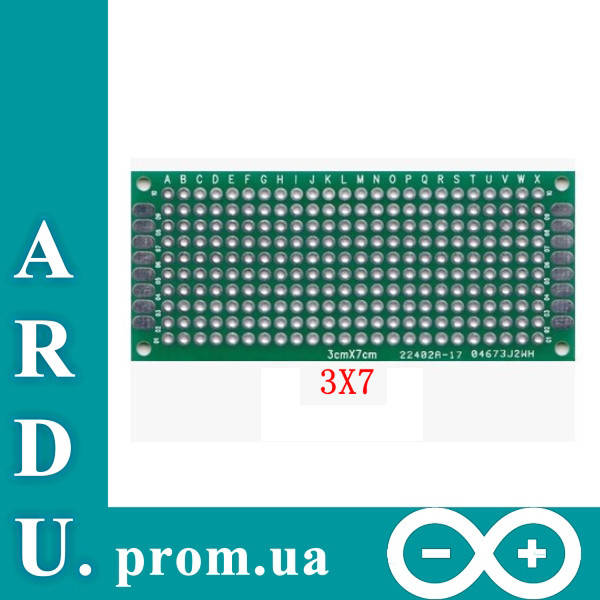 

PCB 3x7 двухсторонняя печатная плата [#2-2]