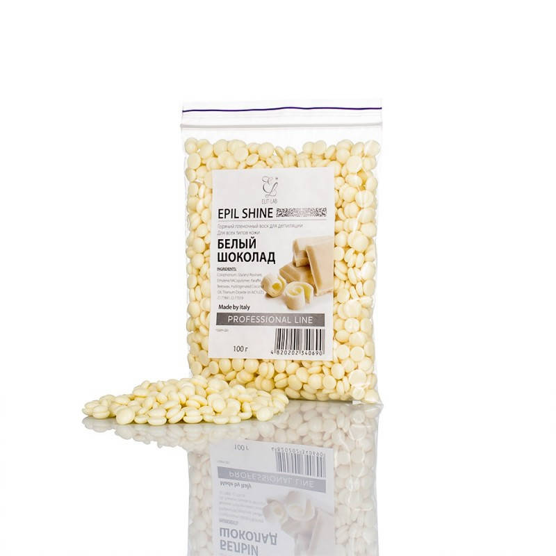 

Воск Elit-Lab горячий пленочный БЕЛЫЙ ШОКОЛАД 1000гр.