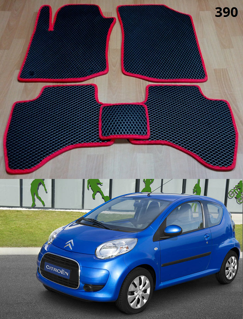 

Коврики ЕВА в салон Citroen C1 '05-14, Черный