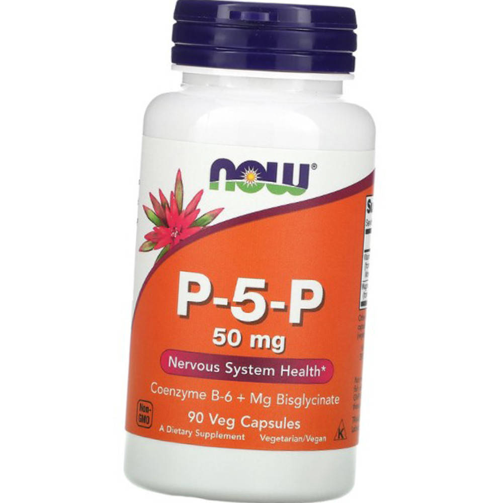 

Витамин Б6 NOW P-5-P 50 mg 90 капс