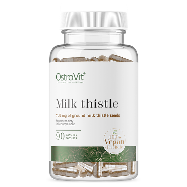 

Экстракт молочного чертополоха OstroVit Milk Thistle Vege 90 капсул