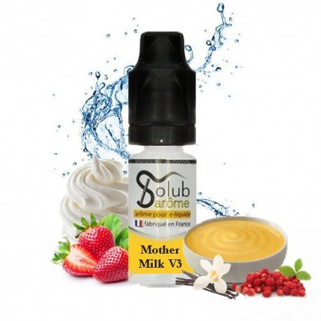 

Ароматизатор Solub "Mother Milk V3" со вкусом бисквита и клубники 5 мл