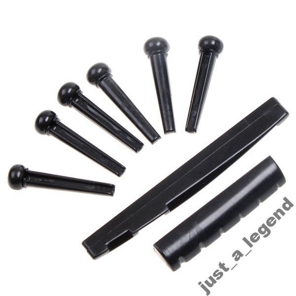 

Набор порожков и колышков для акустической гитары Black