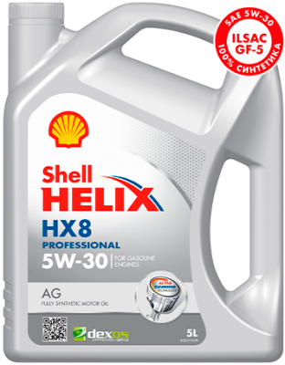 

Моторное масло Shell Helix HX8 Professional AG 5W-30 5