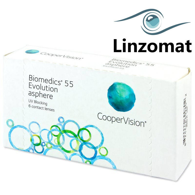 

Контактные линзы Biomedics 55 Evolution 6 шт (Cooper Vision)
