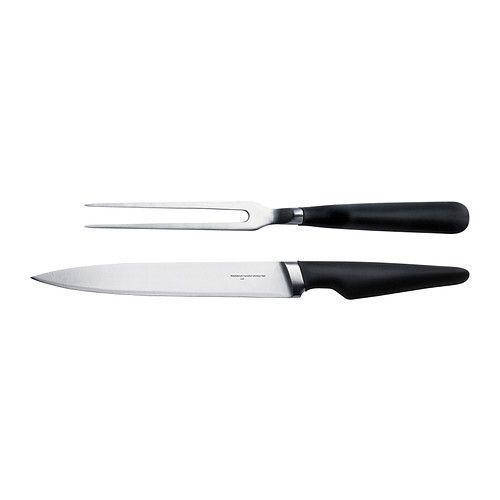

ВЁРДА Вилка и нож для резки мяса, 80289144, ИКЕА, IKEA, VORDA