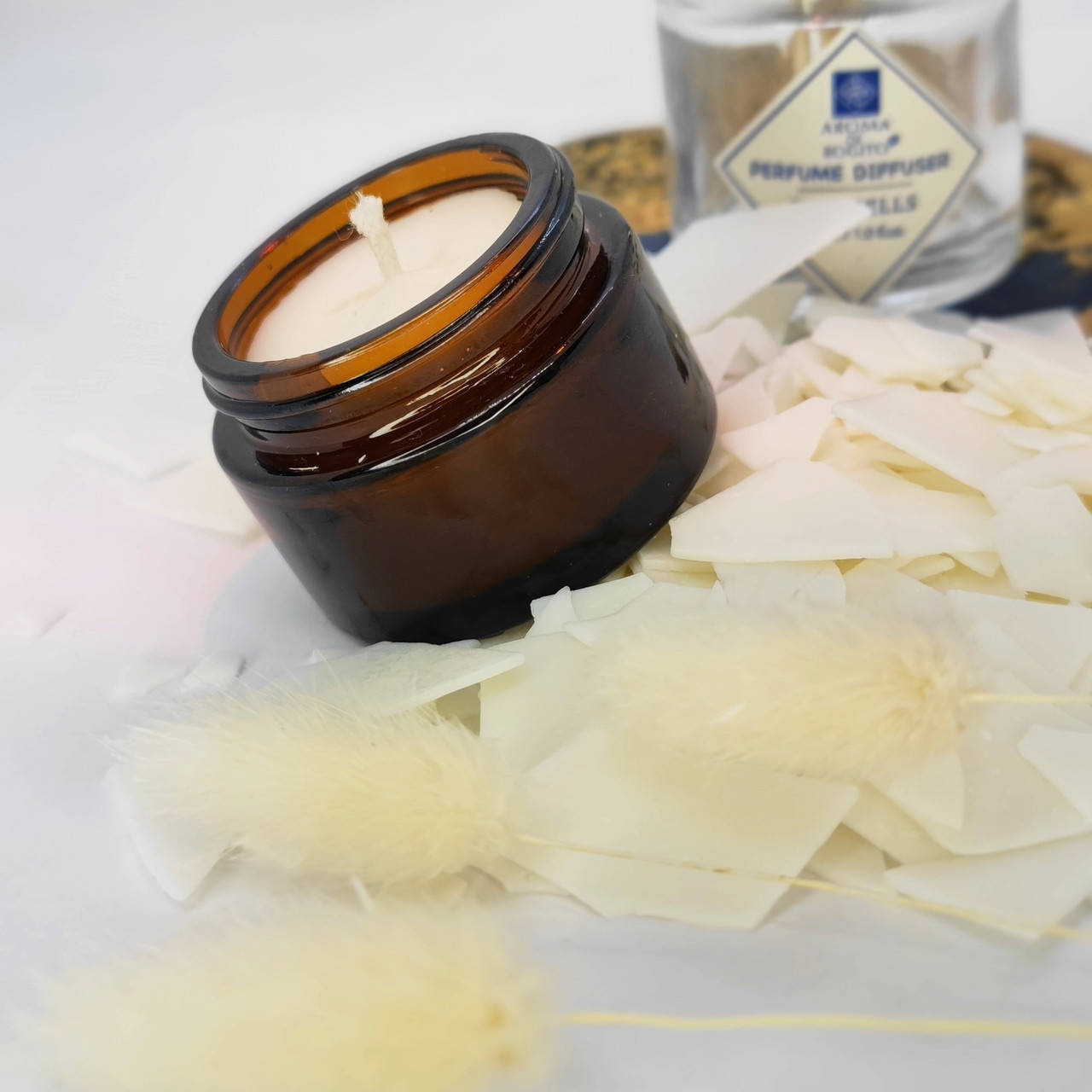 

Соевый воск для свечей Nature Wax (США). Уп. 1 кг. Топ класса, экологически чистый