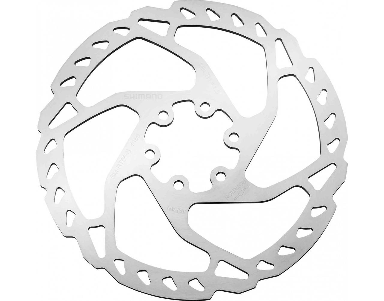 

Гальмiвний ротор Shimano SM-RT66-S 160мм