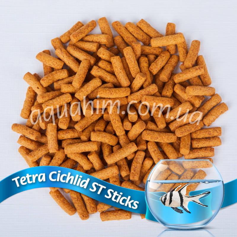 

Корм для акваріумних рибок Tetra Cichlid Sticks 100грн.