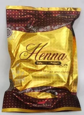 

Хна для волос Hemani Henna Burgundy with Oud Бургунди 150 грамм