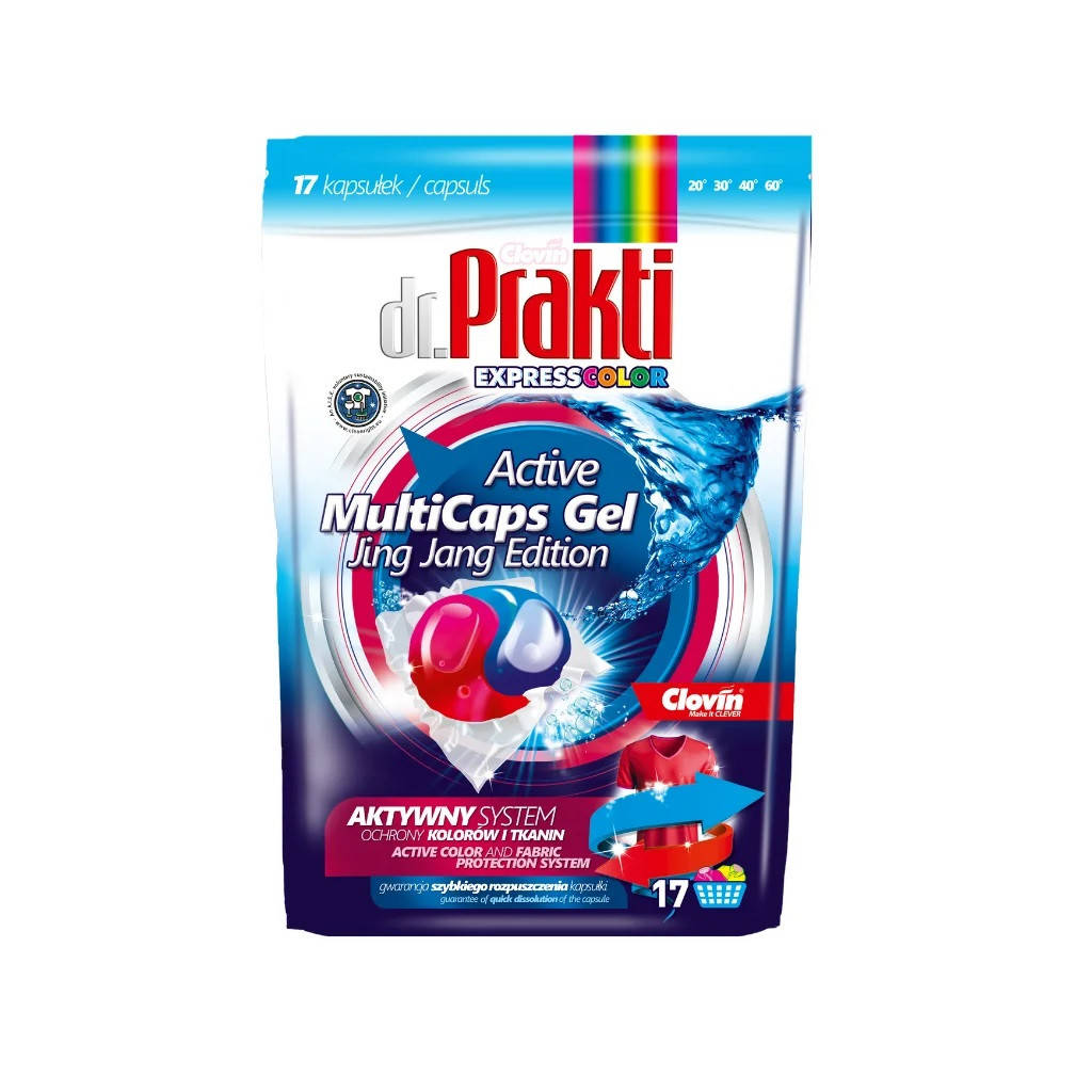 

Капсулы для стирки цветного белья Prakti Active MultiCaps колор 17 шт