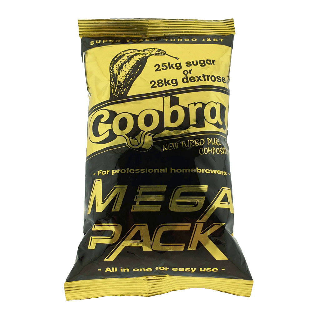 

Сухие турбо дрожжи Coobra Mega Pack 100L