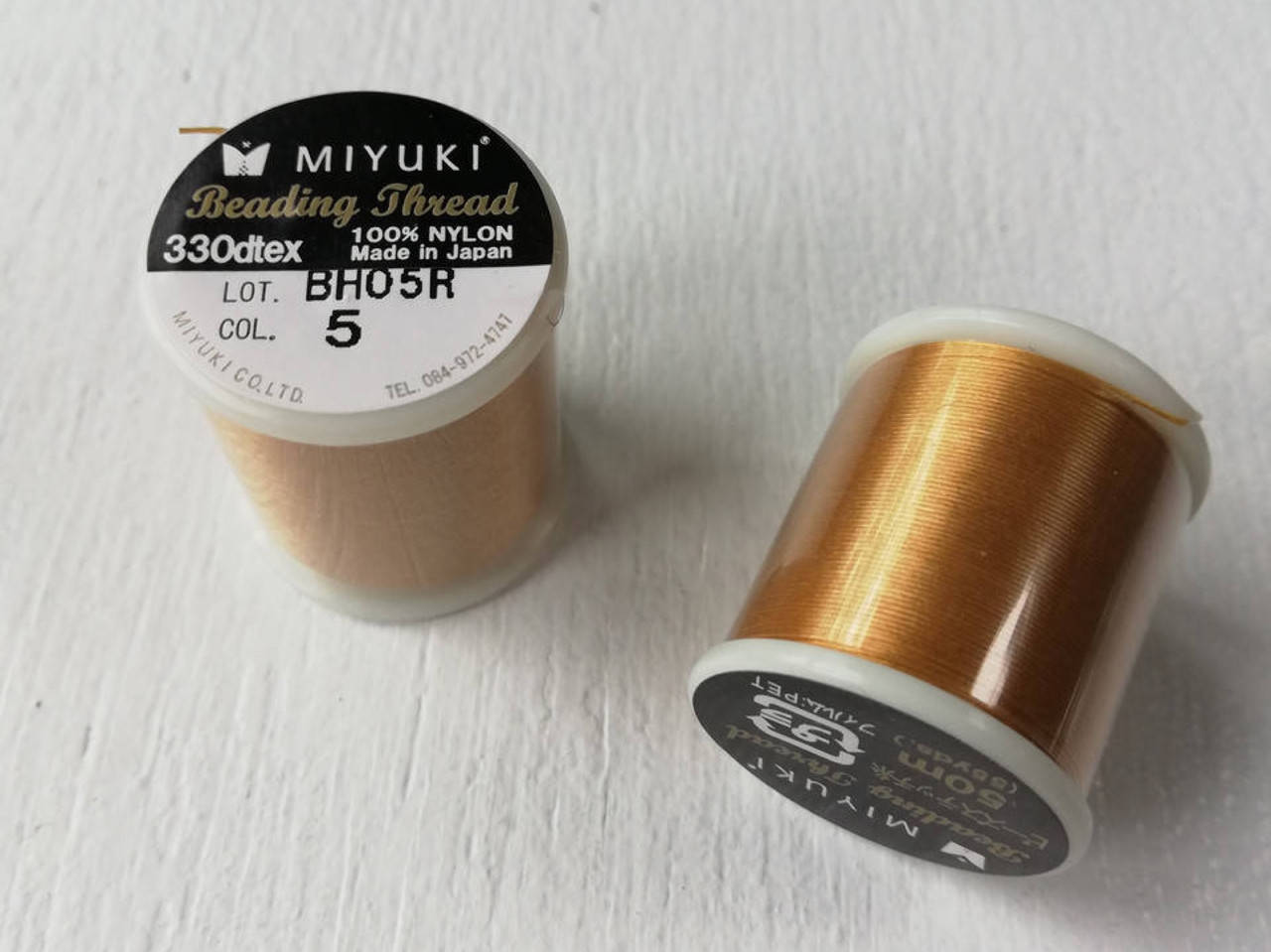 

Нитки Miyuki №5 Золото