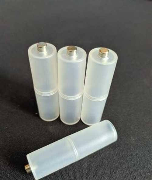 

Переходник ААА to AA с минипальчиковых на пальчиковые батарейки