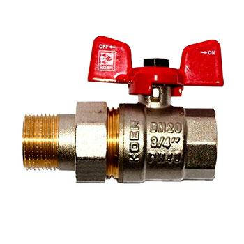

Кран с американкой 3/4" прямой Czech Product
