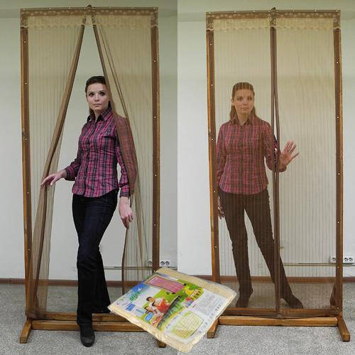 

Дверная антимоскитная занавеска на магнитах 100*210 см, Разные цвета