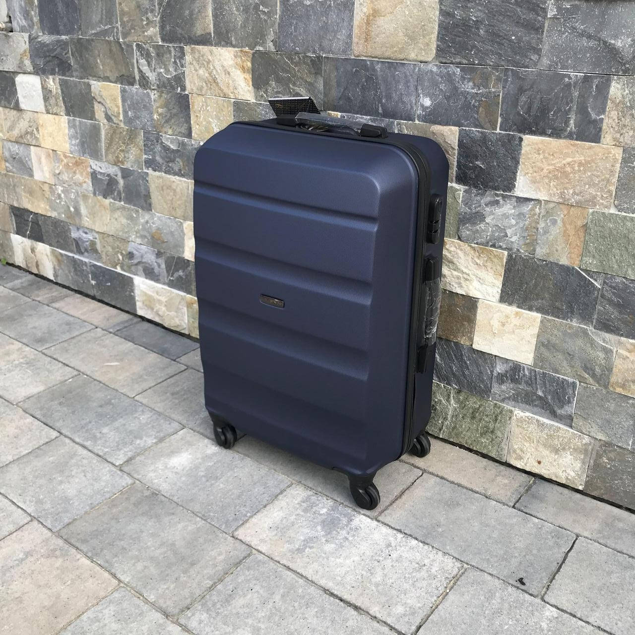 

Чемодан дорожный  Wings AT01 M Темно-синий