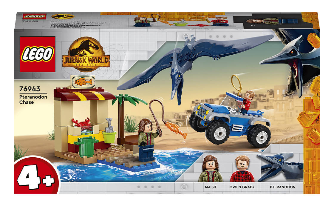 

Lego Jurassic World Погоня за птеранодоном 94 детали (76943)