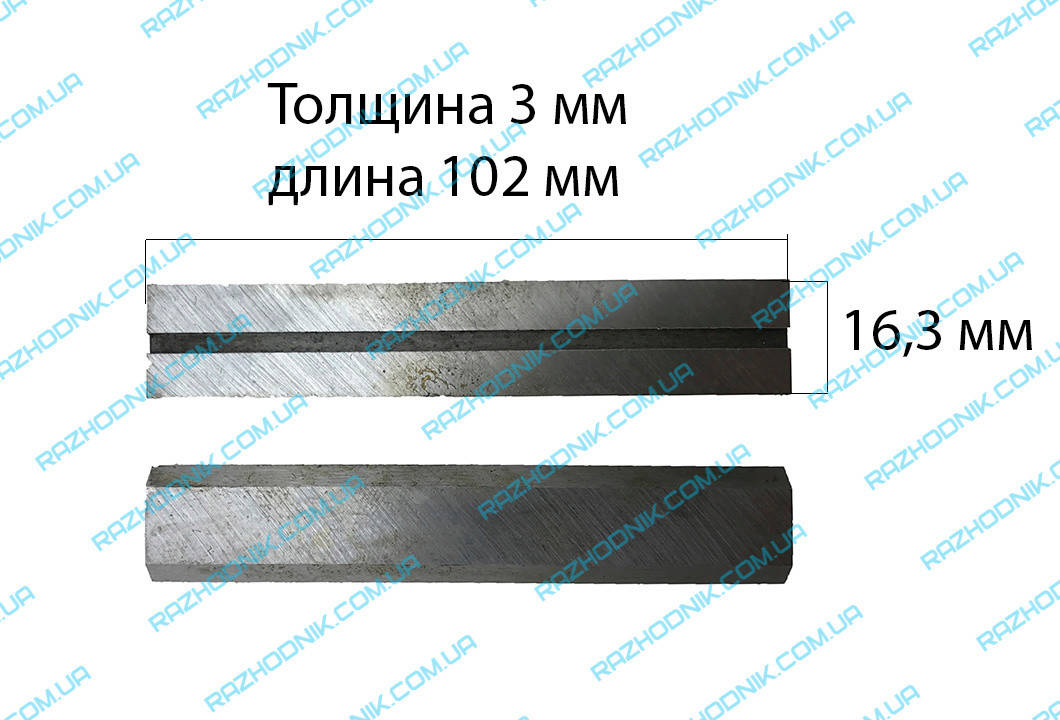 

Ножи для рубанка Интерскол 102 мм
