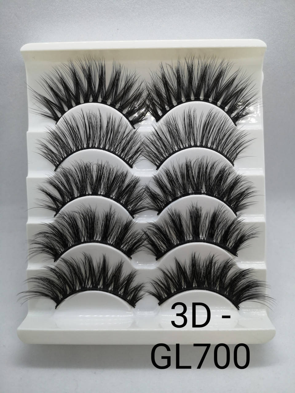 

Накладные ресницы 3D GL700 5пар, Черный
