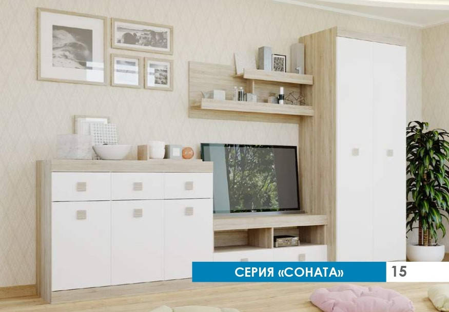 

Гостиная стенка Соната 4 (модульная)