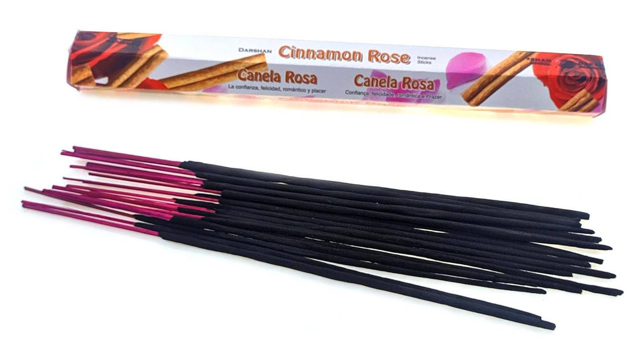 

Ароматические палочки Cinnamon Rose "Корица и Роза" Darshan Индия