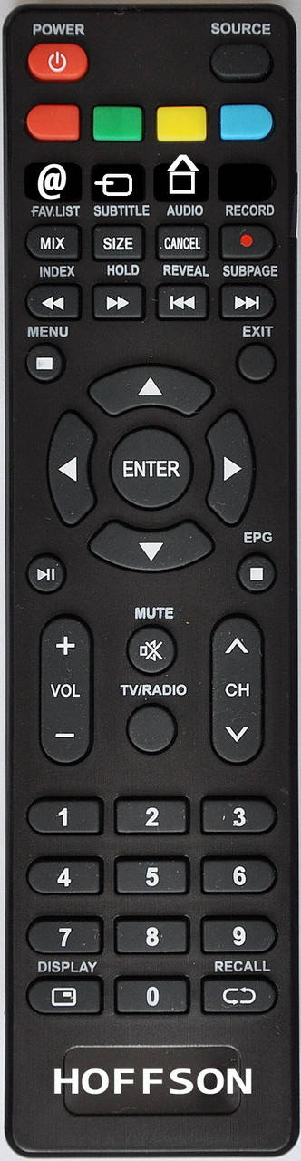 

Пульт HOFFSON A32HD300T2S / A40HD300T2S / A43HD300T2S, Черный