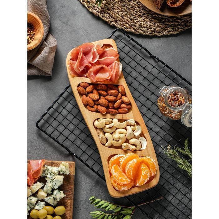 

Менажниця дерев'яна 30*15 Дуб,ясень