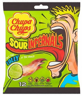 

Chupa Chups Infernals Lollipop Bag, 114g