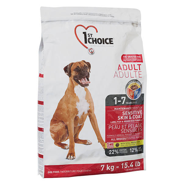 

Сухой корм 1-st Choice Adult Sensitive Lamb&Fish для собак на развес