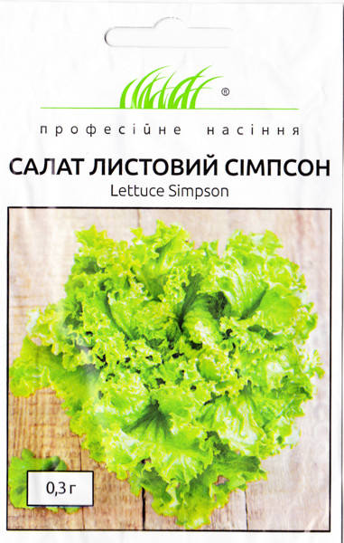 

Салат Симпсон листовой зеленый 0,3 г