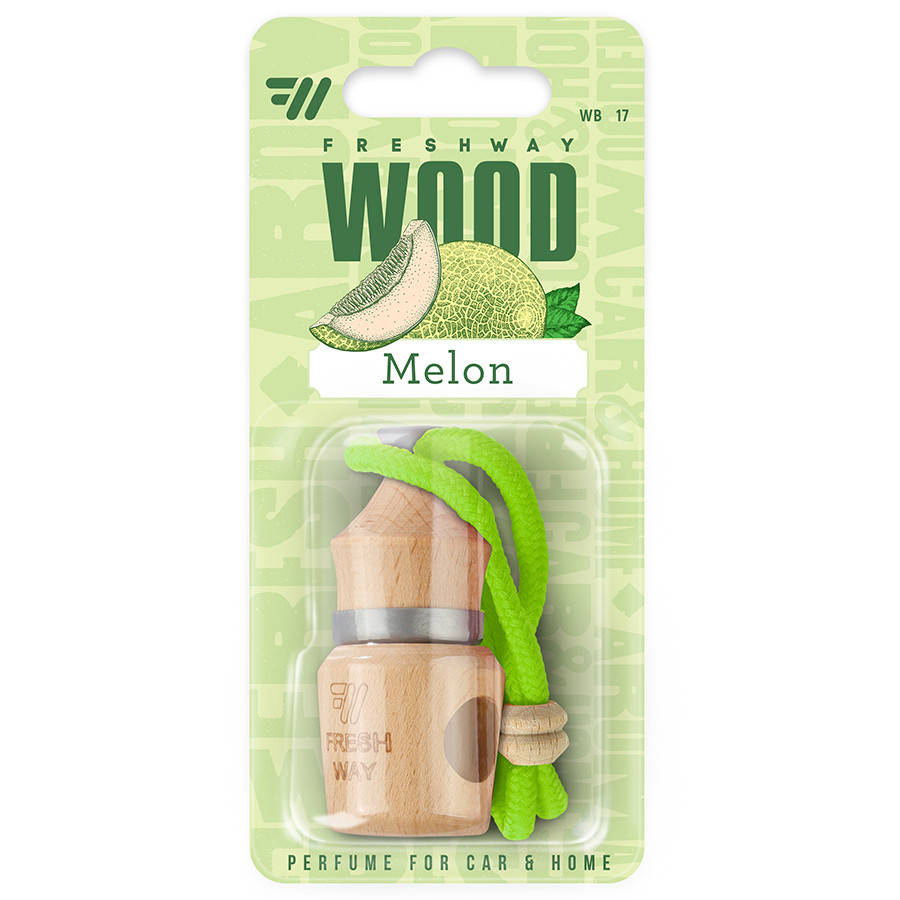 

Ароматизатор пробковый на зеркало FreshWay Wood Blister Melon (Дыня) 5ml