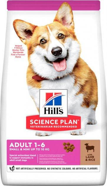 

Hill's Science Plan Small & Mini Adult Lamb & Rice корм з ягням для собак дрібних порід 0,3 кг