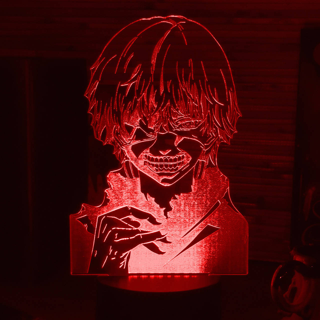 

Светильник-ночник 3d Кен Канеки (Ken Kaneki) красный AVA-000619