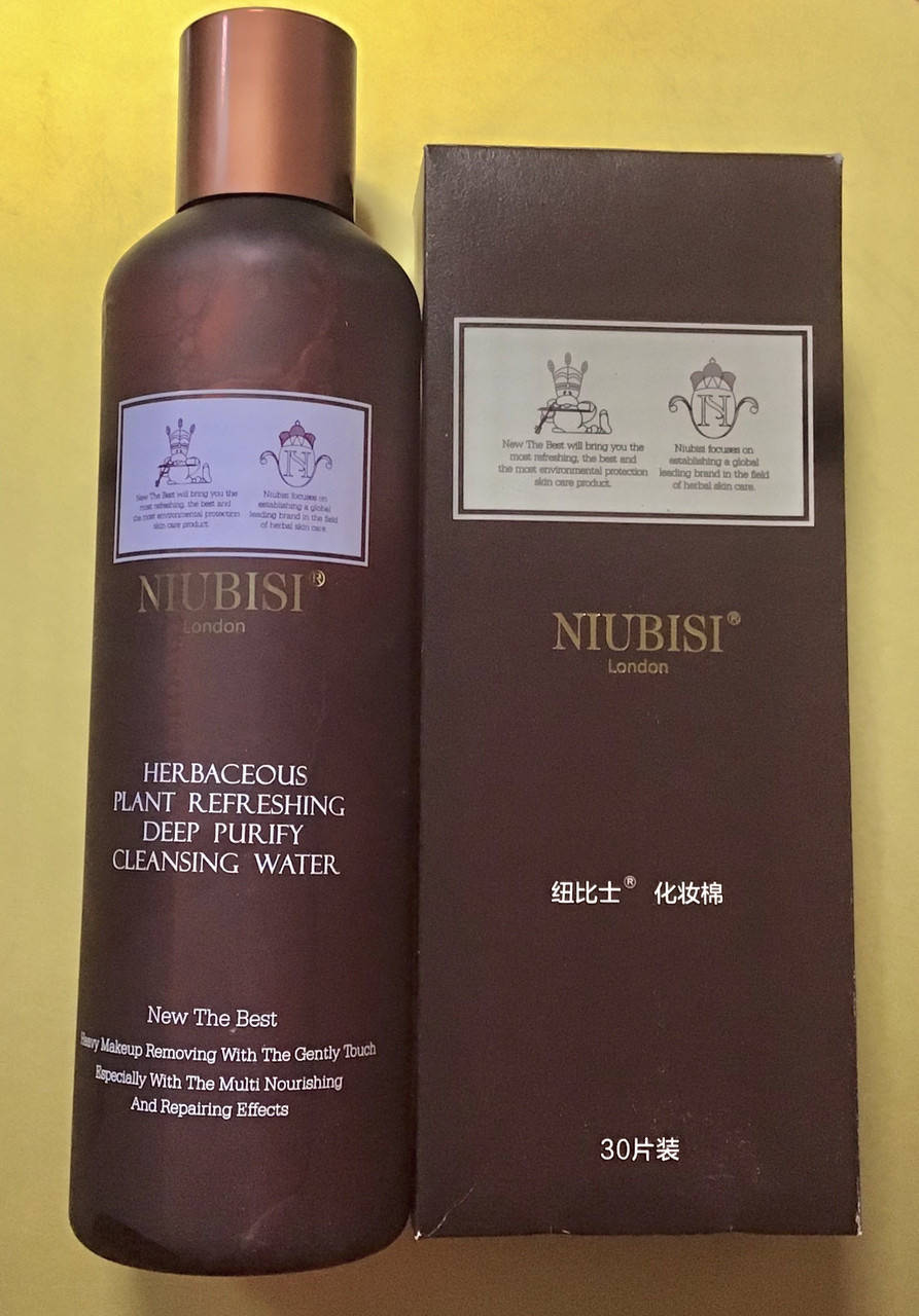 

NIUBISI Очищающий травяной тонер для лица 300 ml + салфетки 30 шт